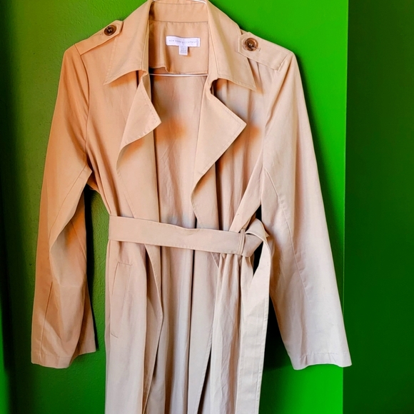 New York & Company Jackets & Blazers - New York & Company khaki trenchcoat